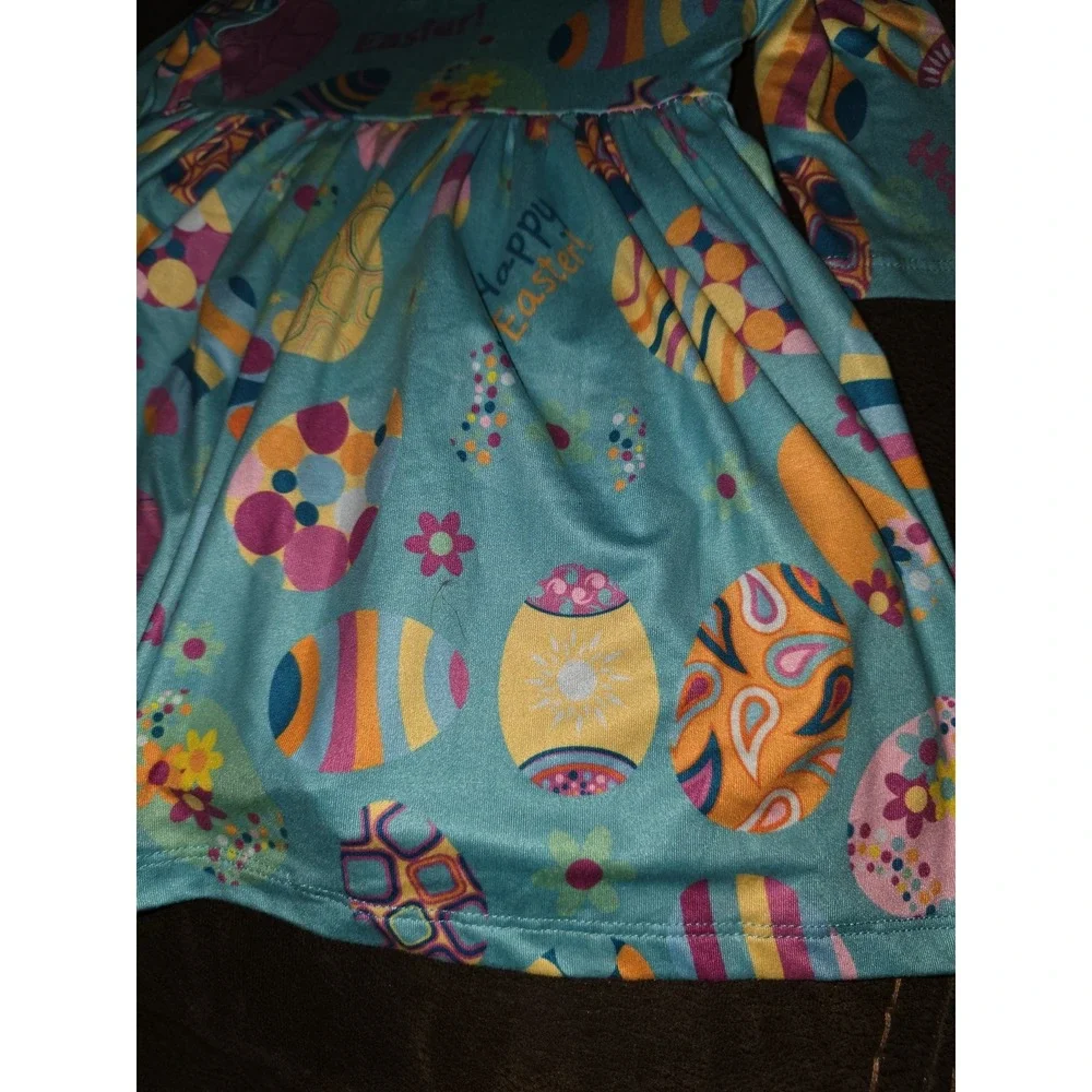 Mila‎ and rose happy Easter egg dress size 6 12 months